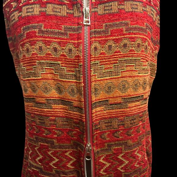 Tyler Böe Woven Double Zip Vest – Size M - Picture 6 of 7